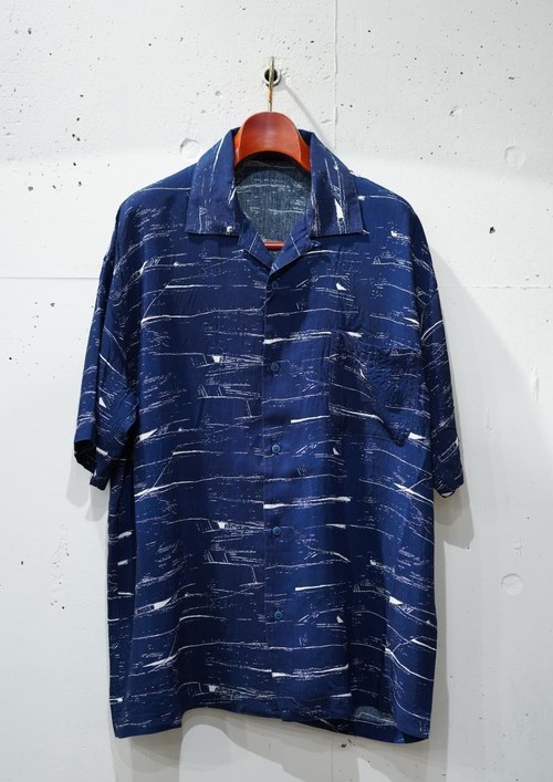  Porter Classic - ALOHA SHIRT INDIGO OCEAN - INDIGO 