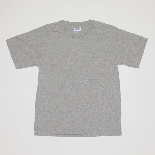  Yellow Rat - S/S RAGLAN SLEEVE POCKET TEE  - HEATHER GRAY