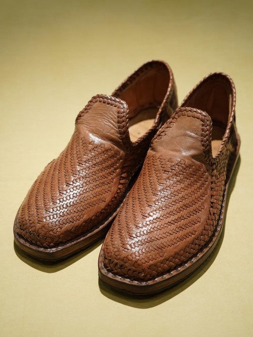  OAXACA - OLD STYLE MEXICAN HUARACHE LEATHER  - Slip on