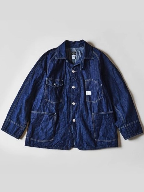  POST OVER ALLS - Engineer's Jacket 10oz. indigo denim - indigo