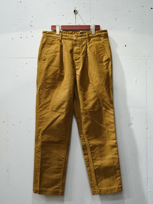  COLIMBO - Beuvron Work Pants / Heavy Weight Mole Skin (Brushed) - CAMEL