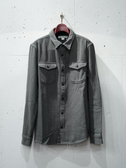  OUTER KNOWN - CHROMA BLANKET SHIRT - Faded Black