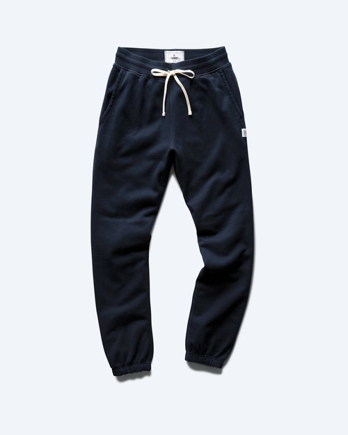  REIGNING CHAMP - MIDWEIGHT TERRY CUFFED SWEATPANT - NAVY