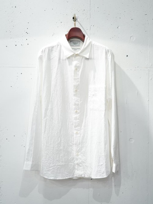  YAECA WRITE - BUTTON SHIRT - White