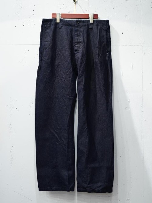  YAECA CANVAS DESIGN - WORK PANTS - Indigo