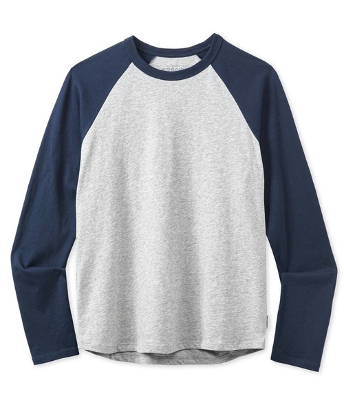  OUTER KNOWN - GROOVY BASEBALL TEE - Indigo