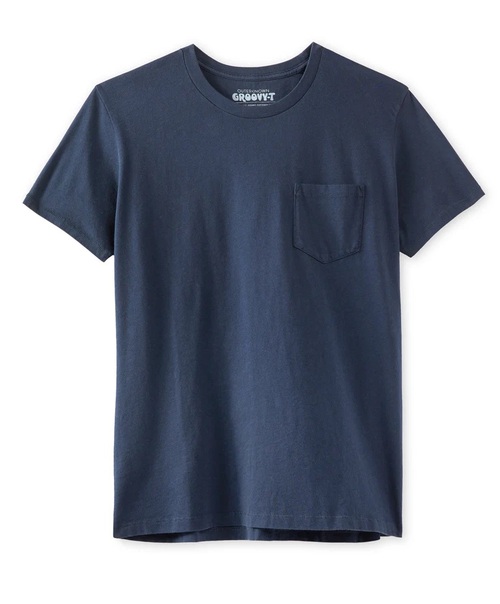  OUTER KNOWN - GROOVY POCKET TEE - Indigo