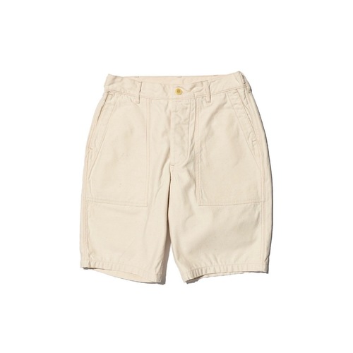  COLIMBO - 50s Army Utility Shorts “Fort Bragg Plain” - Natural