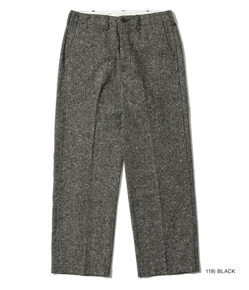  BUZZ RICKSON’S - AVIATION ASSOCIATES NEP WOOL TROUSERS - Black