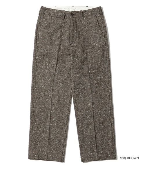  BUZZ RICKSON’S - AVIATION ASSOCIATES NEP WOOL TROUSERS - Brown