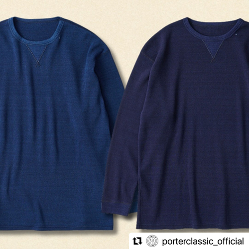  Porter Classic - H/W INDIGO THERMAL CREWNECK 