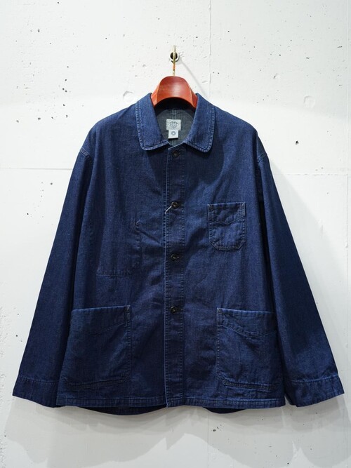  POST OVER ALLS - POST Chinois Travail - 8oz. Denim - indigo deep wash