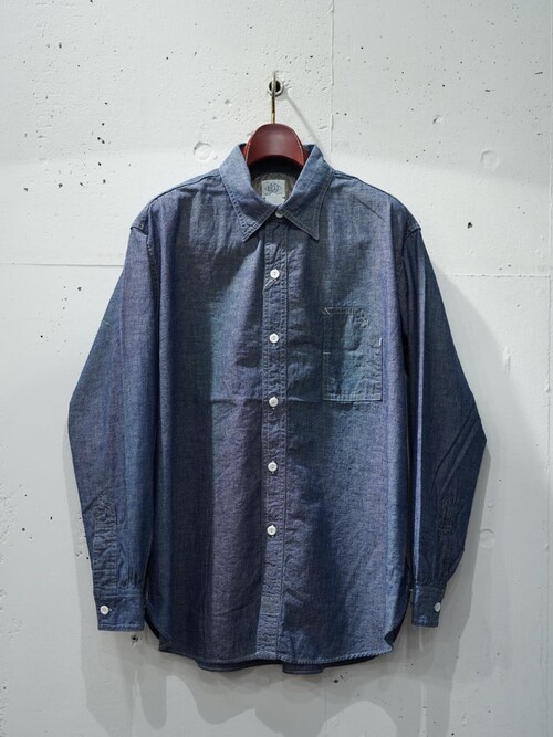  POST OVER ALLS - No.1 Shirt MV - classic chambray - indigo