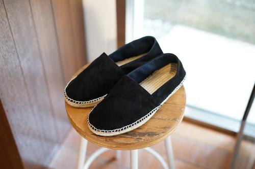  Porter Classic - ESPADRILLES (MENS) SHEEP SUEDE - BLACK - 