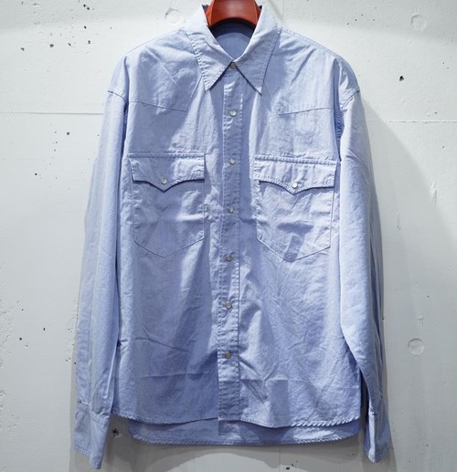  Porter Classic - OLD WEST SHIRT - BLUE -