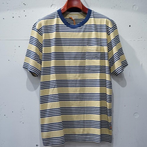  FAR AFIELD - Perry Stripe T-Shirt - Seed Pearl White