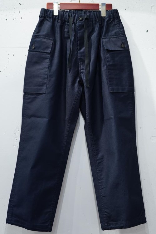  POST OVER ALLS - E-Z WALKABOUT Pants / vintage moleskin - navy